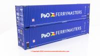 4F-028-015 Dapol 45ft High Cube Container Twin Pack - P&O Ferry